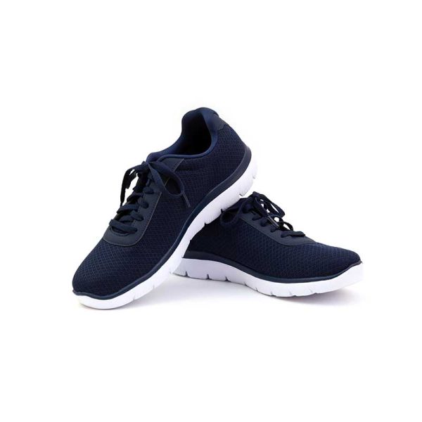 sneakers dark blue suede