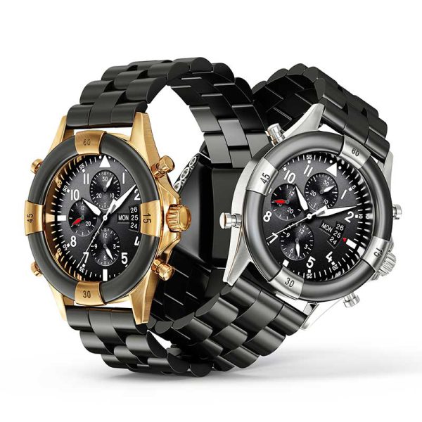 deux montres en or et en argent