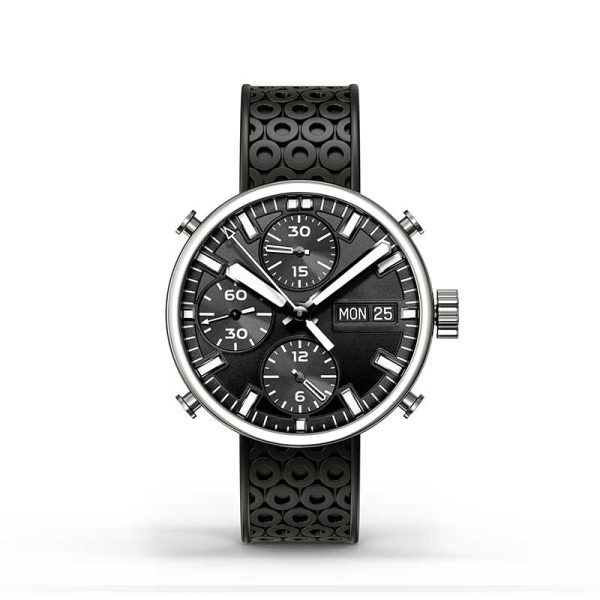 montre black leather